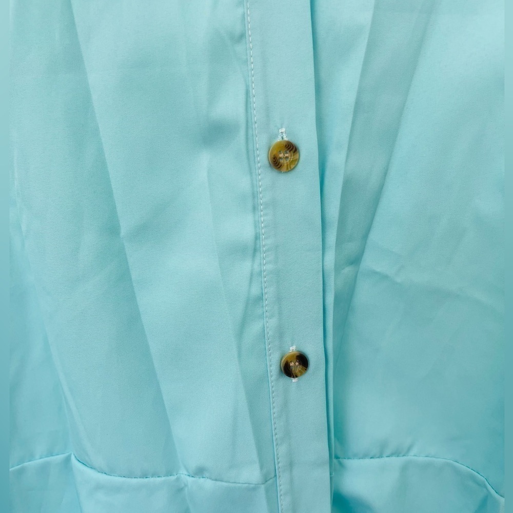 Beautiful aqua tie dress - Picture 5 of 7